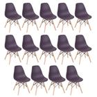 KIT - 14 x cadeiras Charles Eames Eiffel DSW - Base de madeira clara - Loft7