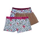 Kit 15 Calsinha Boxer Feminina Cueca Menina Conforto Básica 10 12 14 anos