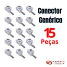 Kit 15 Conector Genérico Frontal Para Disjuntor 6mm - 25mm Disjunto Din