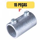 Kit 15 conector unidut aluminio luva sem rosca 3 tramontina