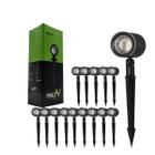 Kit 15 Espetos de Jardim 5w LED Projetor de luz Prova D'água Quente 3000k - Maxxy