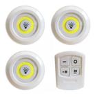 Kit 15 Luminarias Led Spot Sem Fio Controle Remoto Cob