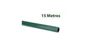 Kit 15 metros de mangueira jardim azul/verde trançado 1/2 x 2.5mm