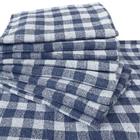 Kit 15 panos de chão para limpeza xadrez secagem rápida absorção prático