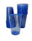 Kit 150 Copos Neon Descartável Festa Balada 300 Ml Azul