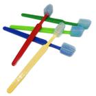 Kit 150 Escova dental infantil macia com protetor de cerdas