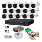 Kit 16 Câmeras Intelbras Multi Hd 1120b Dvr 16 Canais s/ Hd