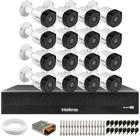 Kit 16 Câmeras VHD 3230 B G6 Full HD DVR Intelbras 16 Canais Full HD 1080p MHDX 3016-C