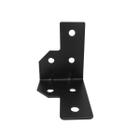 Kit 16 Mata Junta Preta Para Case 6 Furos Yr2302 Black