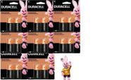 Kit 16 Pilhas Duracell Média C LR14 - Longa Duração