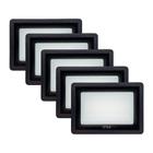 Kit 17 Refletor Led Holofote 400w Branco Frio Ip66 Bivolt Para Quintal Area Condominio Empresa uso Externo