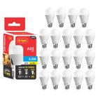 Kit 19 Lâmpadas Led 6,5W E27 Autovolt 6500K Branco Frio Cor