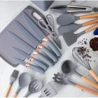 Kit 19 Peças - Jogo de Utensílios de Cozinha em Silicone Completo