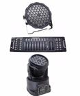 Kit 1Par Led Slim 54X3W Rgbwa + 1Mini Wash 18X3W + Dmx 512