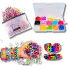 KIT 1un FABRICA DE PULSEIRA 600pcs + 1un ESTOJO SILICONE 500un