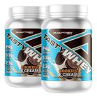 Kit 2 Adaptogen Whey Tasty 3W Gourmet Sabor Cookies E Cream