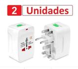 KIT 2 Adaptor International Universal Tomada EUA ASIA EUROPA