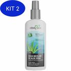 Kit 2 Água Micelar Vegano De Aloe Vera Com Extrato De Algas