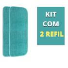 Kit 2 Almofadas Refil Microfibra Vassoura Mop Spray Esfregão Boni