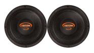 Kit 2 alto falante triton 8 polegadas tr 450 8 ohms som automotivo