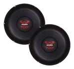 Kit 2 alto falante ultravox 700 4 ohms som automotivo