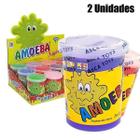 Kit 2 Amoebas Massinha Colorida Geleca De Brincar 110G - Asca Toys