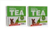 Kit 2 AntiPulgas Pipeta Tea -Cães 0,6Kg Á 5kg KIT C/3 Pipeta - KONIG