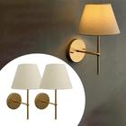 Kit 2 Arandelas de Parede Clássica interna Alumínio Com Cúpula Ref 19 iluminação Casa Corredor, Quarto, Sala, Cabeceira de Cama, Banheiro