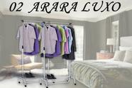 Kit 2 Arara Luxo Com Rodinhas E Regulável - Compre Já
