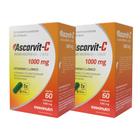 Kit 2 AscorVit C 1000mg Vitamina C 60 Cápsulas Maxinutri