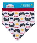 Kit 2 Babador Bandana Pimpolho Algodão Meninos 8956