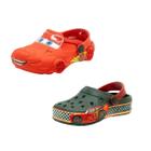 Kit 2 Babuche Infantil Carros sandália chinelo macio confortável