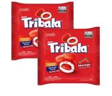 kit 2 Bala Recheada Peccin TriBala Sabor Morango Saco 500g