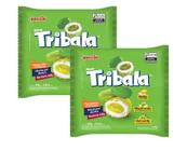 Kit 2 Bala Recheada Peccin TriBala Sabor SORTIDA VERDE 500g