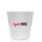 Kit 2 Baldes de Pipoca Personalizados - Girl Boss