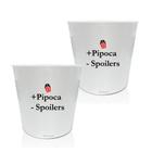 Kit 2 Baldes de Pipoca Personalizados - +Pipoca -Spoilers