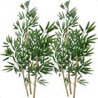 Kit 2 Bambu Artificial Sorte Grande 1 Metro Sem Vaso Decoração