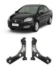 Kit 2 Bandeja Completa Dianteira Fiat Linea 2008 09 A 13