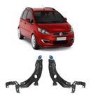 Kit 2 Bandeja Completa Suspensão Dianteira Fiat 2005 A 2016 - Auto Flex