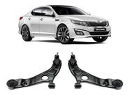 Kit 2 Bandeja Leque Suspensão Dianteira Kia Optima 2012 2016