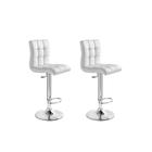 Kit 2 Banquetas Bar Stool Comfort Branco