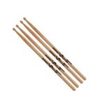 Kit 2 Baqueta Bateria 5A Hickory Ponta Madeira 177 Spanking