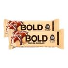 Kit 2 Barra de Proteína Bold Sabor Trufa de Chocolate 20g de Proteína Zero Açúcar com 60g