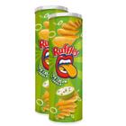 Kit 2 Batata Ruffles Elma Chips Sabor Sour Cream e Cebola Tubo 100g