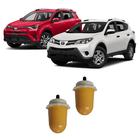 Kit 2 Batente Traseiro Amarelo Toyota Rav4 2014 2015 2016 17