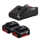 Kit 2 Bateria 4Ah 18V E Carregador Gal18V-40 18V Bivolt - Bosch