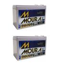 Kit 2 Baterias 12v 7ah Moura Equip Eletricos, Nobreak