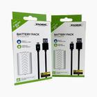 Kit 2 Baterias Recarregáveis Brancas + Cabo USB Tipo C Compatível Controle Manete de Xbox Series X/S