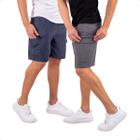 Kit 2 Bermuda Academia Short Cargo Masculino Treino Corrida