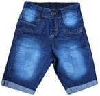 Kit 2 Bermudas Jeans Infantil Roupa Masculino Short Menino